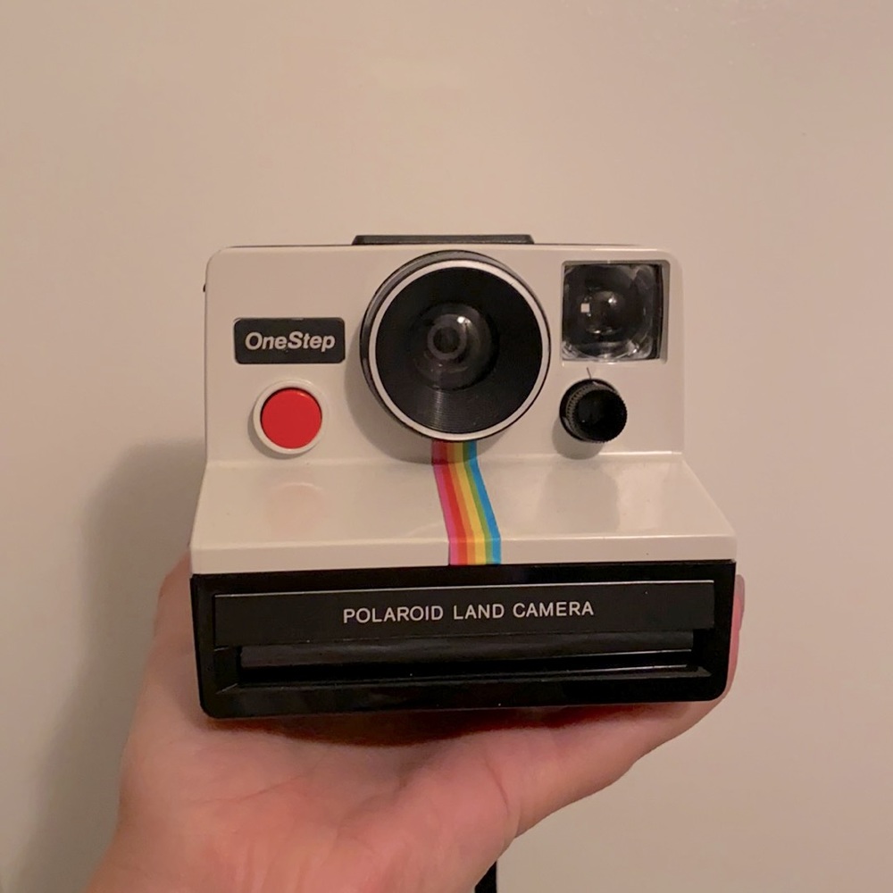 Polaroid OneStep SX-70 White/Rainbow Camera